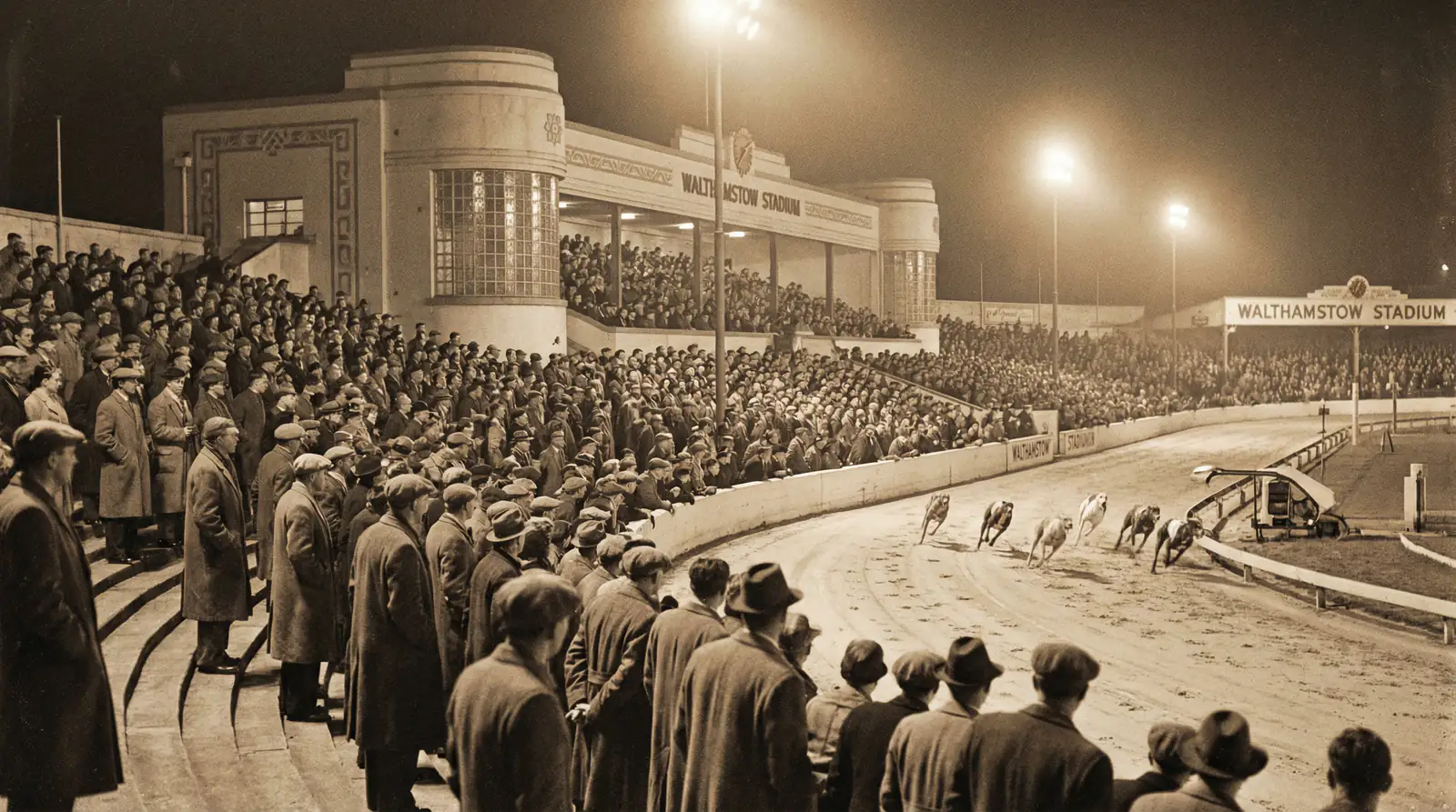 Historical UK greyhound racing showing the sport evolution from the 1920s to today