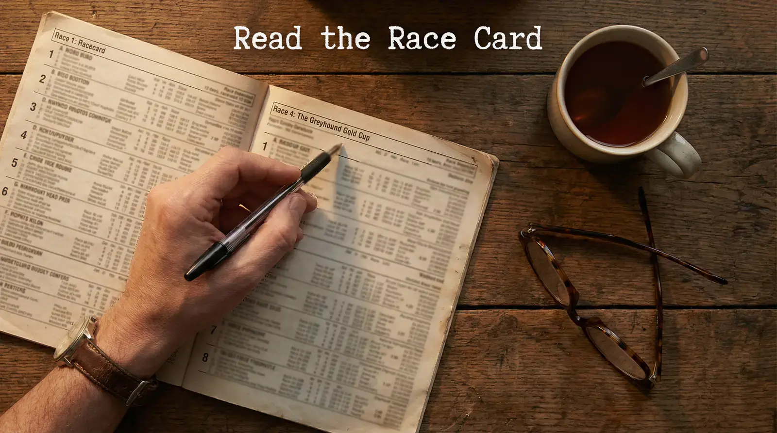 How to read a greyhound race card — form guide explained